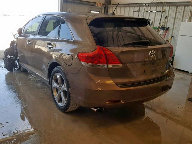 4T3ZK3BB6CU050192 - 2012 TOYOTA VENZA LE GOLD photo 3