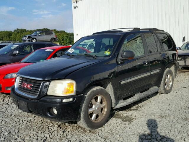 1GKDT13S822516436 - 2002 GMC ENVOY BLACK photo 2