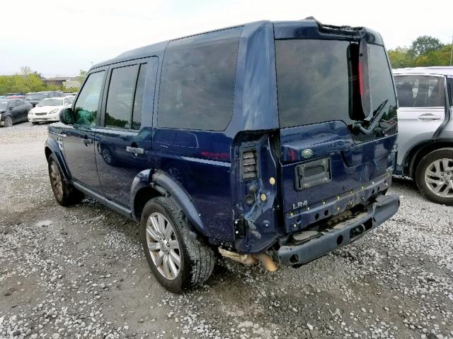 SALAK2D44CA627685 - 2012 LAND ROVER LR4 HSE LU BLUE photo 3