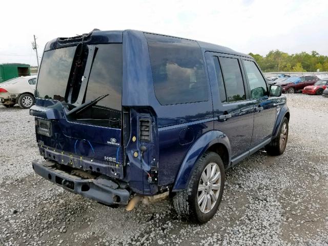 SALAK2D44CA627685 - 2012 LAND ROVER LR4 HSE LU BLUE photo 4