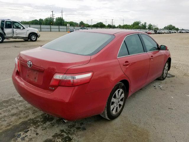 4T1BE46K67U187558 - 2007 TOYOTA CAMRY NEW RED photo 4