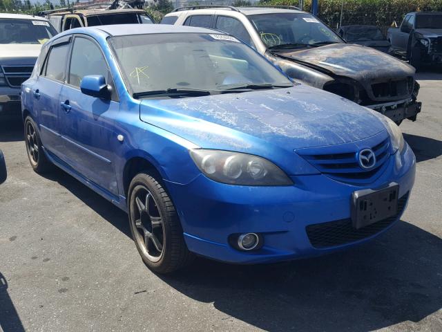 JM1BK143641137487 - 2004 MAZDA 3 HATCHBAC BLUE photo 1