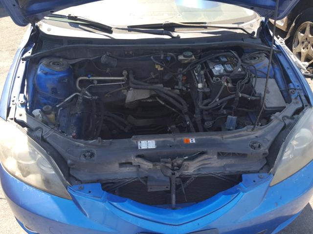 JM1BK143641137487 - 2004 MAZDA 3 HATCHBAC BLUE photo 7