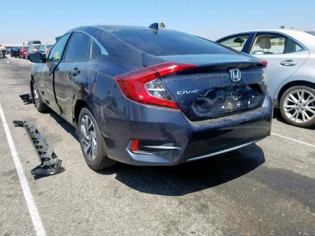 2HGFC2F7XJH610584 - 2018 HONDA CIVIC EX BLUE photo 3