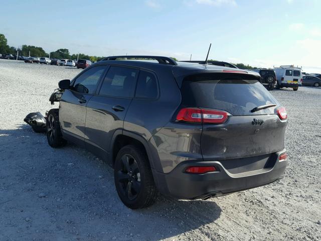 1C4PJLCB8JD542497 - 2018 JEEP CHEROKEE L GRAY photo 3