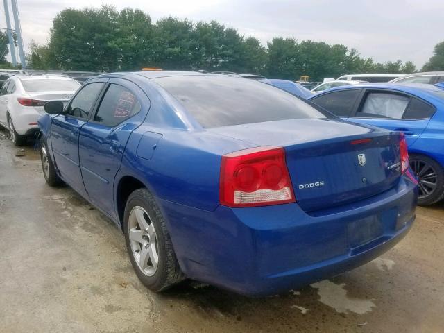 2B3CA3CV5AH311621 - 2010 DODGE CHARGER SX BLUE photo 3