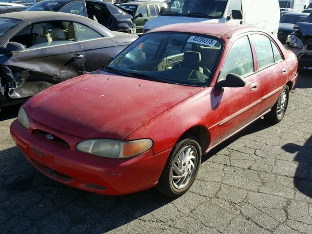 1FAFP13P9XW288067 - 1999 FORD ESCORT SE RED photo 2