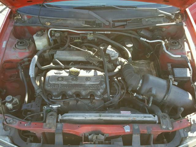 1FAFP13P9XW288067 - 1999 FORD ESCORT SE RED photo 7