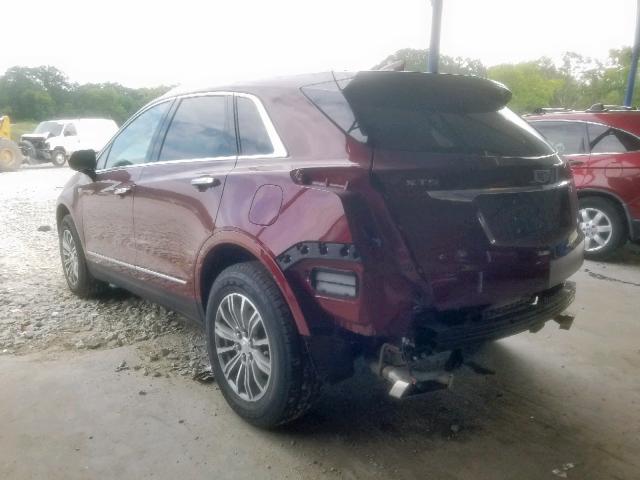 1GYKNBRS8HZ101931 - 2017 CADILLAC XT5 LUXURY MAROON photo 3