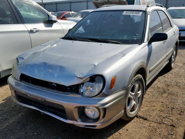 JF1GG68582H834699 - 2002 SUBARU IMPREZA OU SILVER photo 2