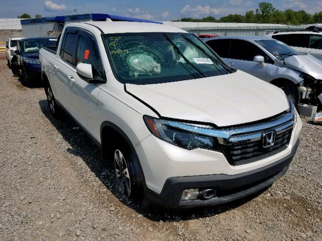 5FPYK3F5XHB032721 - 2017 HONDA RIDGELINE WHITE photo 1