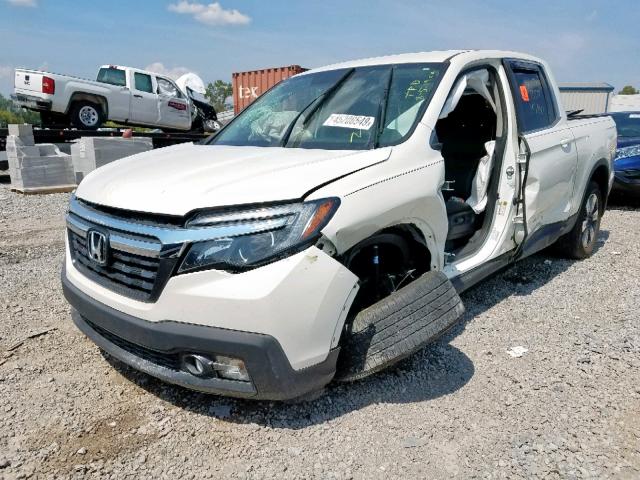 5FPYK3F5XHB032721 - 2017 HONDA RIDGELINE WHITE photo 2