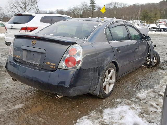 1N4BL11E25C154012 - 2005 NISSAN ALTIMA SE GRAY photo 4