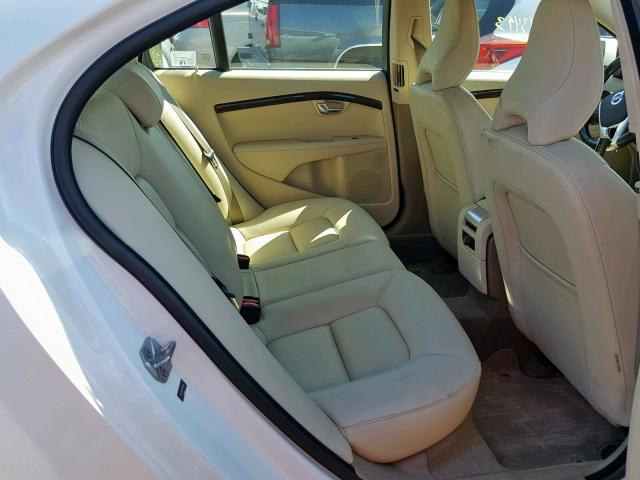 YV1902MB1F1182951 - 2015 VOLVO S80 PREMIE WHITE photo 6