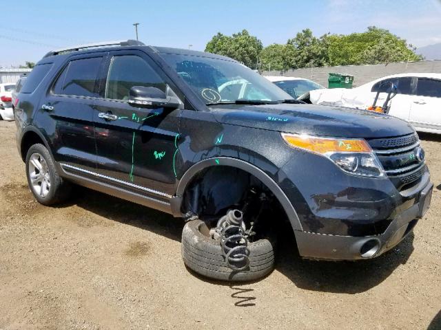 1FM5K7F84FGB91133 - 2015 FORD EXPLORER L BLACK photo 1