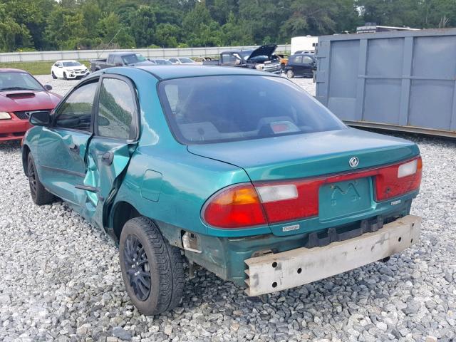 JM1BC1413V0124859 - 1997 MAZDA PROTEGE DX GREEN photo 3