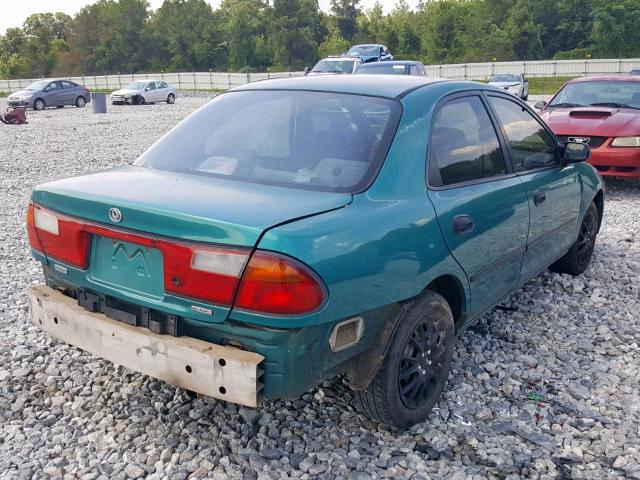 JM1BC1413V0124859 - 1997 MAZDA PROTEGE DX GREEN photo 4