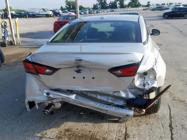 1N4BL4EV7KC127122 - 2019 NISSAN ALTIMA SL SILVER photo 9