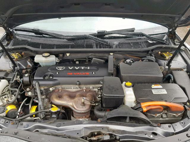 4T1BB46K69U106957 - 2009 TOYOTA CAMRY HYBR BLUE photo 7