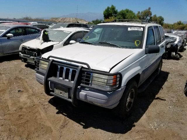 1J4GZ58Y8TC352753 - 1996 JEEP GRAND CHER WHITE photo 2