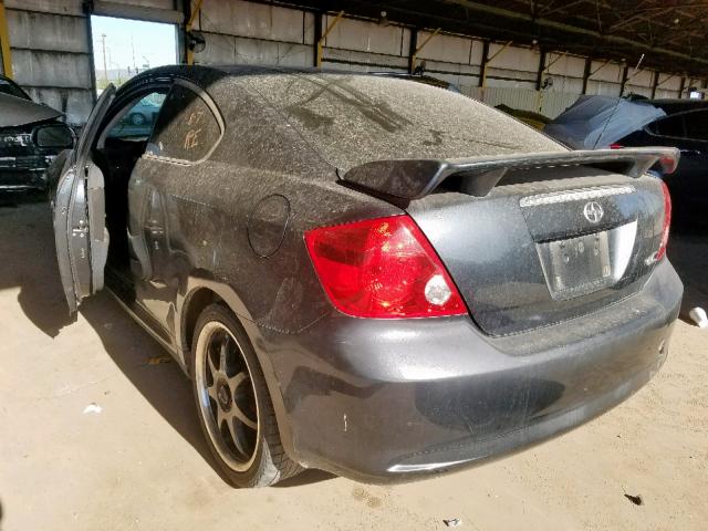 JTKDE167760072280 - 2006 TOYOTA SCION TC შავი ფოტო 3