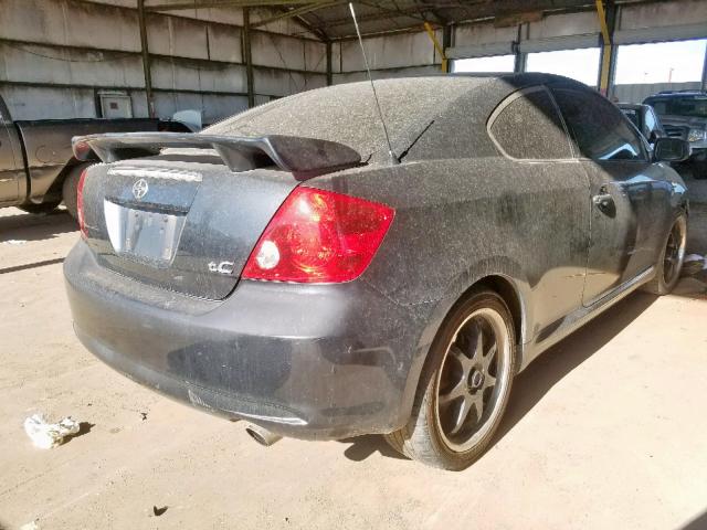 JTKDE167760072280 - 2006 TOYOTA SCION TC შავი ფოტო 4
