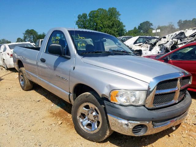 1D7HA16K04J181301 - 2004 DODGE RAM 1500 S SILVER photo 1