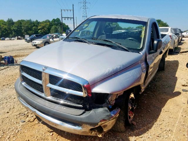 1D7HA16K04J181301 - 2004 DODGE RAM 1500 S SILVER photo 2