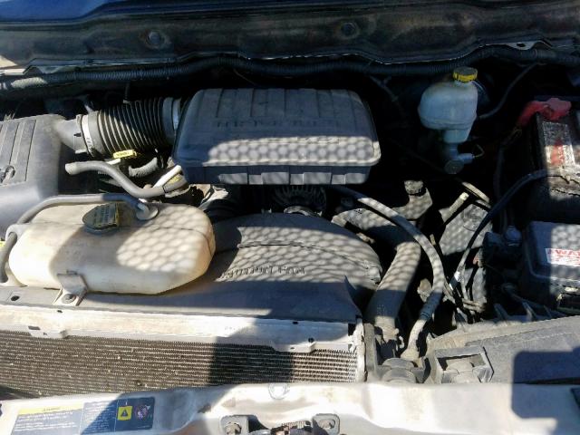 1D7HA16K04J181301 - 2004 DODGE RAM 1500 S SILVER photo 7