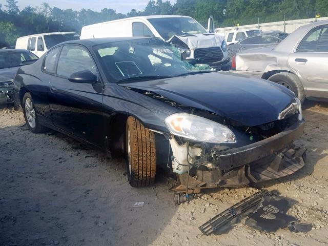 2G1WN161369421882 - 2006 CHEVROLET MONTE CARL BLACK photo 1