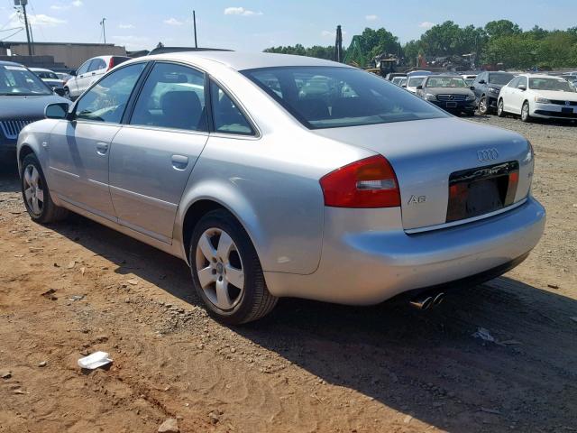 WAUJT64B12N102162 - 2002 AUDI A6 3 SILVER photo 3