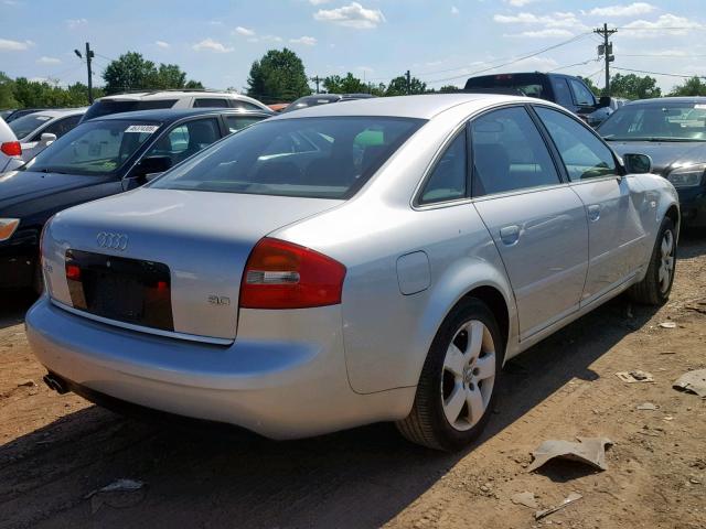 WAUJT64B12N102162 - 2002 AUDI A6 3 SILVER photo 4