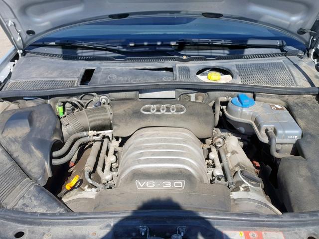 WAUJT64B12N102162 - 2002 AUDI A6 3 SILVER photo 7