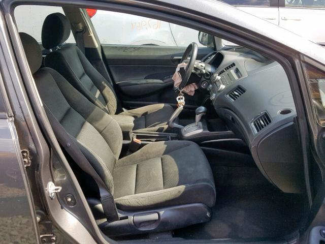 2HGFA1F66BH521863 - 2011 HONDA CIVIC LX-S Գրաֆիտ լուսանկար 5