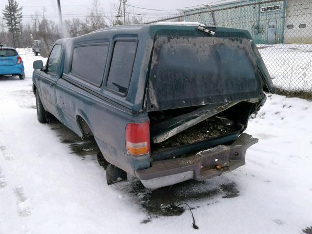 1FTCR10A2TTA29018 - 1996 FORD RANGER GREEN photo 3