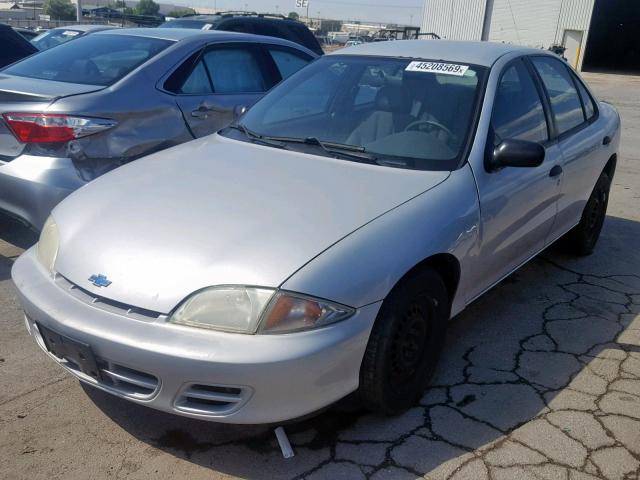 3G1JC52451S238700 - 2001 CHEVROLET CAVALIER B SILVER photo 2