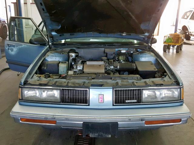 1G3HN54C2J1811073 - 1988 OLDSMOBILE DELTA 88 R BLUE photo 7