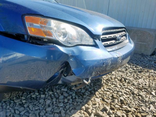 4S4BL62C677207581 - 2007 SUBARU LEGACY OUT BLUE photo 9