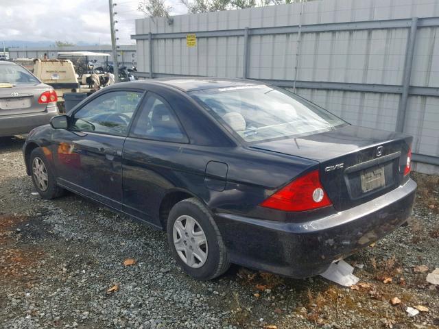 1HGEM21144L044599 - 2004 HONDA CIVIC DX V BLACK photo 3