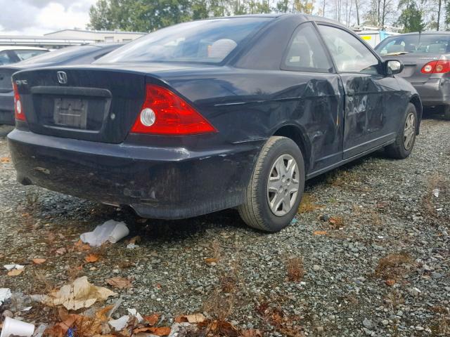 1HGEM21144L044599 - 2004 HONDA CIVIC DX V BLACK photo 4