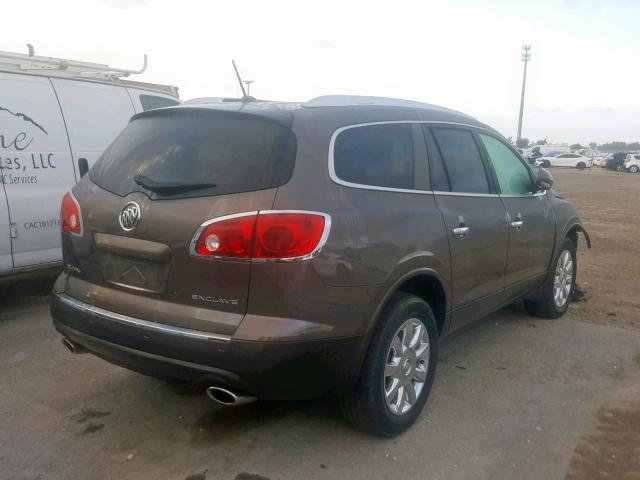 5GAKRDED1CJ387496 - 2012 BUICK ENCLAVE BROWN photo 4