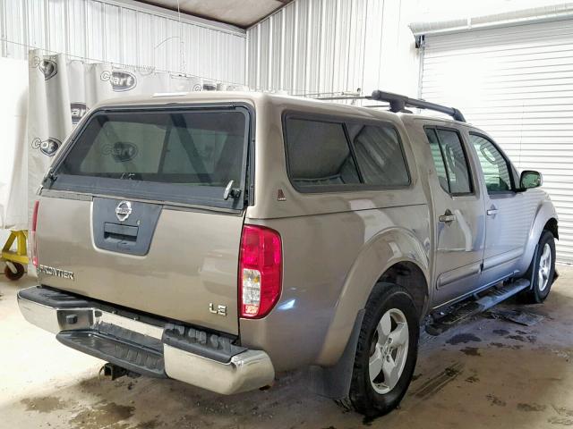 1N6AD07UX8C418557 - 2008 NISSAN FRONTIER C TAN photo 4