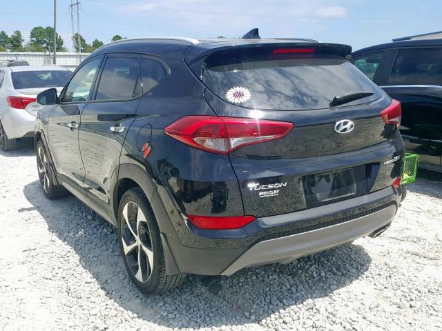 KM8J33A27GU202944 - 2016 HYUNDAI TUCSON LIM BLACK photo 3