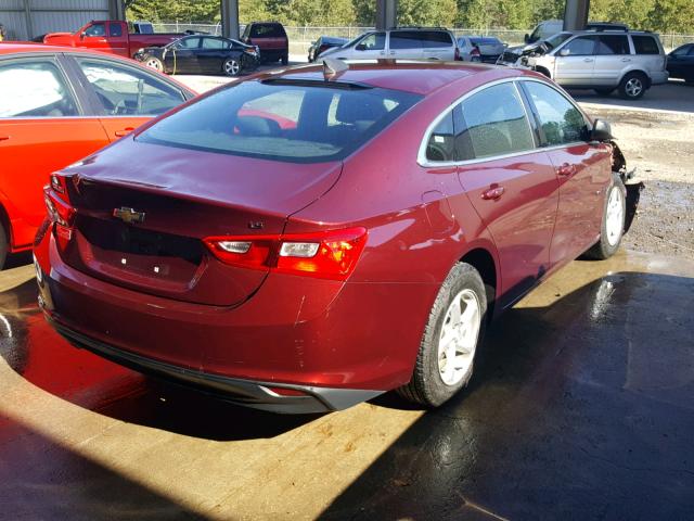1G1ZB5ST4GF263713 - 2016 CHEVROLET MALIBU LS 红色 照片 4