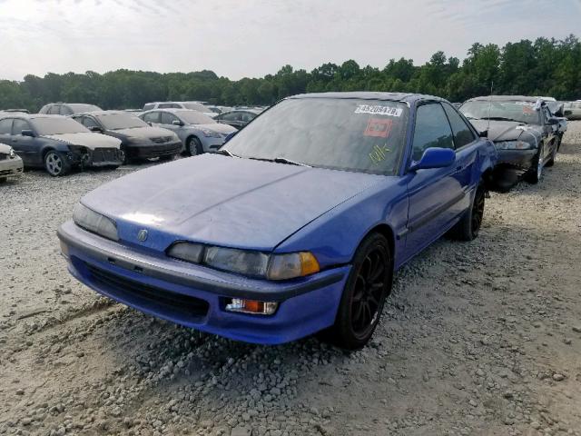 JH4DA9350PS023219 - 1993 ACURA INTEGRA LS BLUE photo 2