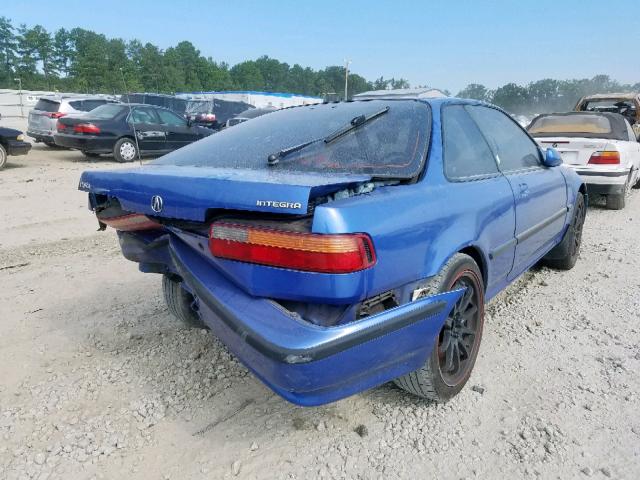 JH4DA9350PS023219 - 1993 ACURA INTEGRA LS BLUE photo 4