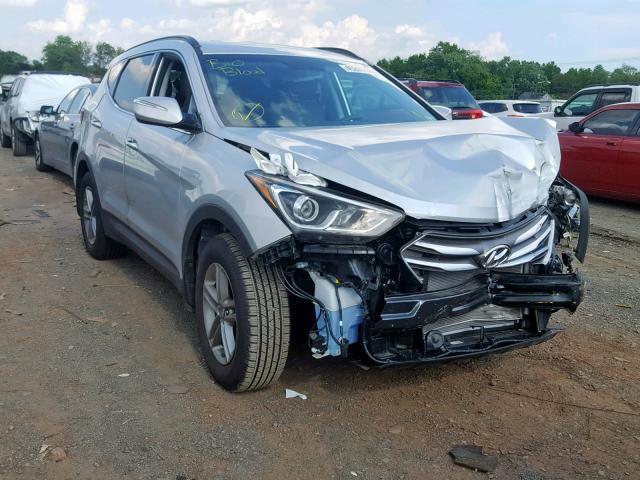 5XYZUDLB3JG543760 - 2018 HYUNDAI SANTA FE S SILVER photo 1