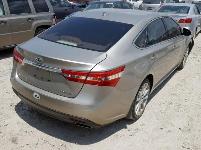 4T1BK1EB9DU021037 - 2013 TOYOTA AVALON BAS GOLD photo 4