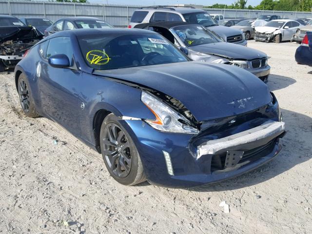 JN1AZ4EH2FM443707 - 2015 NISSAN 370Z BASE BLUE photo 1