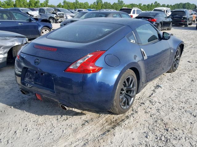 JN1AZ4EH2FM443707 - 2015 NISSAN 370Z BASE BLUE photo 4